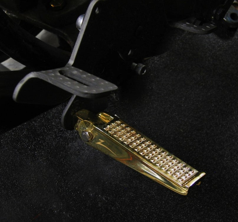 Solid Brass Foot Pegs by Champ Customs  – Anderson Style