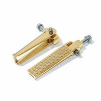 Solid Brass Foot Pegs by Champ Customs  – Anderson Style
