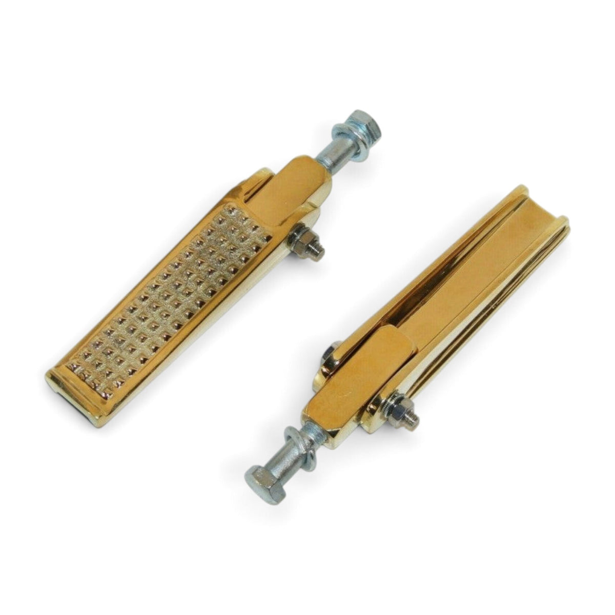 Solid Brass Foot Pegs by Champ Customs  – Anderson Style