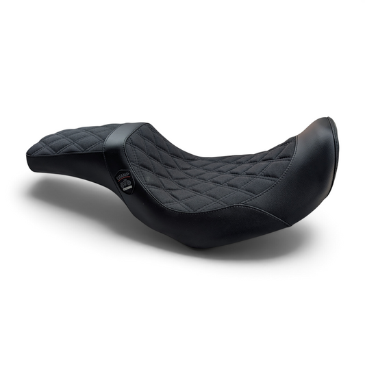 Harley Dyna Performance Diamond Dual Hybrid GEL Seat 2006-2017 | Champ Customs