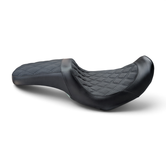 Harley Dyna Performance Diamond Dual Hybrid GEL Seat 2006-2017 | Champ Customs