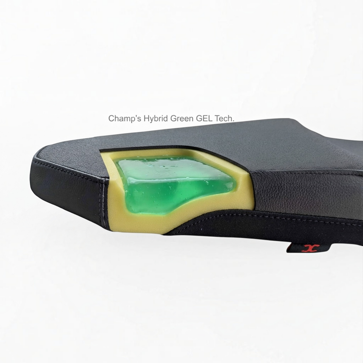 Champ Customs Double Diamond GEL Seat for Yamaha V Star 650 | Premium Comfort & Style