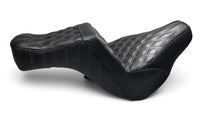 Harley-Davidson Low Rider Stinger Seat – Outlaw Diamond Stitch | Stinger Back Support