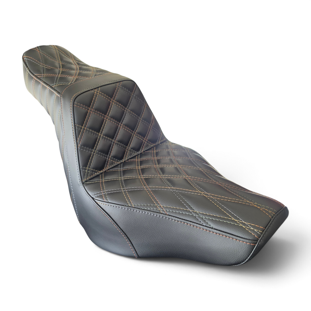 Harley-Davidson Low Rider Stinger Seat – Outlaw Diamond Stitch | Stinger Back Support