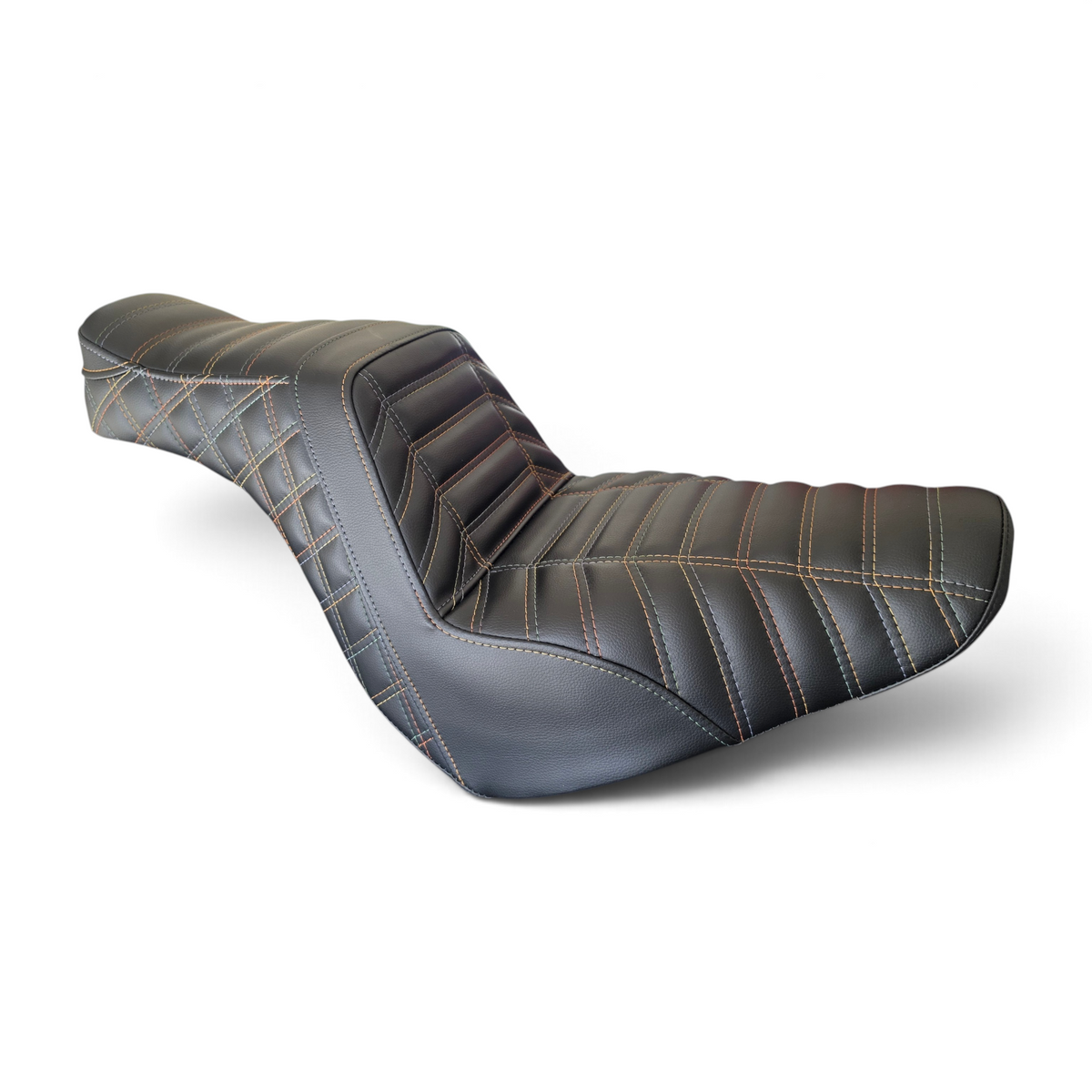 Harley-Davidson Low Rider Step-Up Stinger Seat FXLR / FXLRS-ST Reaper Tuck & Roll