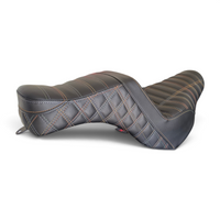 Harley-Davidson Low Rider Step-Up Stinger Seat FXLR / FXLRS-ST Reaper Tuck & Roll