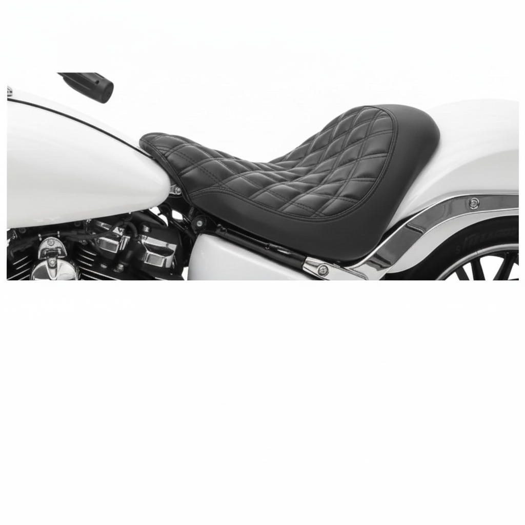 Harley Davidson Double Diamond Stitch Softail GEL Seat 2006-2017