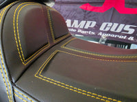 Harley Touring Legacy Cut Stitch GEL Seat | CVO, Road, Street, Electra Glide, Bagger 2009–2023