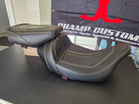 Harley Touring Legacy Cut Stitch GEL Seat | CVO, Road, Street, Electra Glide, Bagger 2009–2023