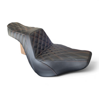 Harley-Davidson Low Rider Stinger Seat – Outlaw Diamond Stitch | Stinger Back Support