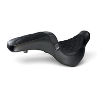 Champ Customs Performance Gripper Dual Hybrid GEL Seat for Softail low rider Diamond Stitch 2018-2025