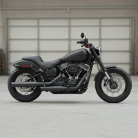 Harley Davidson Softail Street Bob FXBB/S, Standard FXST Club Style 2 UP Dual GEL Seat Pleated Stitch (2018-2026)