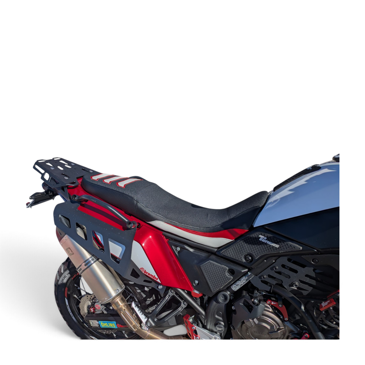 Yamaha Tenere 700 Dual GEL Seat Carbon Sides Grip Top (Standard) 2019-2024
