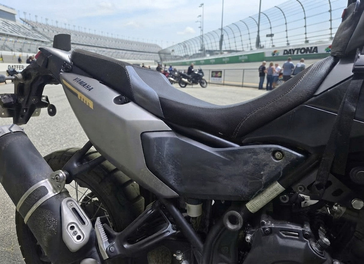 Yamaha Tenere 700 T7 Low Dual GEL Seat | Champ Customs Trail Base Everyday Adventure Comfort
