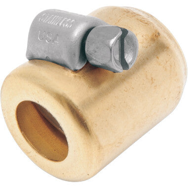 HARLEY NAMZ CUSTOM CYCLE BRASS 3/8" ID HOSE CLAMPS 6-PK  NHC-N206