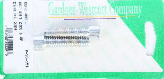 HARLEY GARDNERWESTCOTT REAR WHEEL ADJUSTMENT BOLTS 07-17 DYNA MODELS REAR  P-96-151
