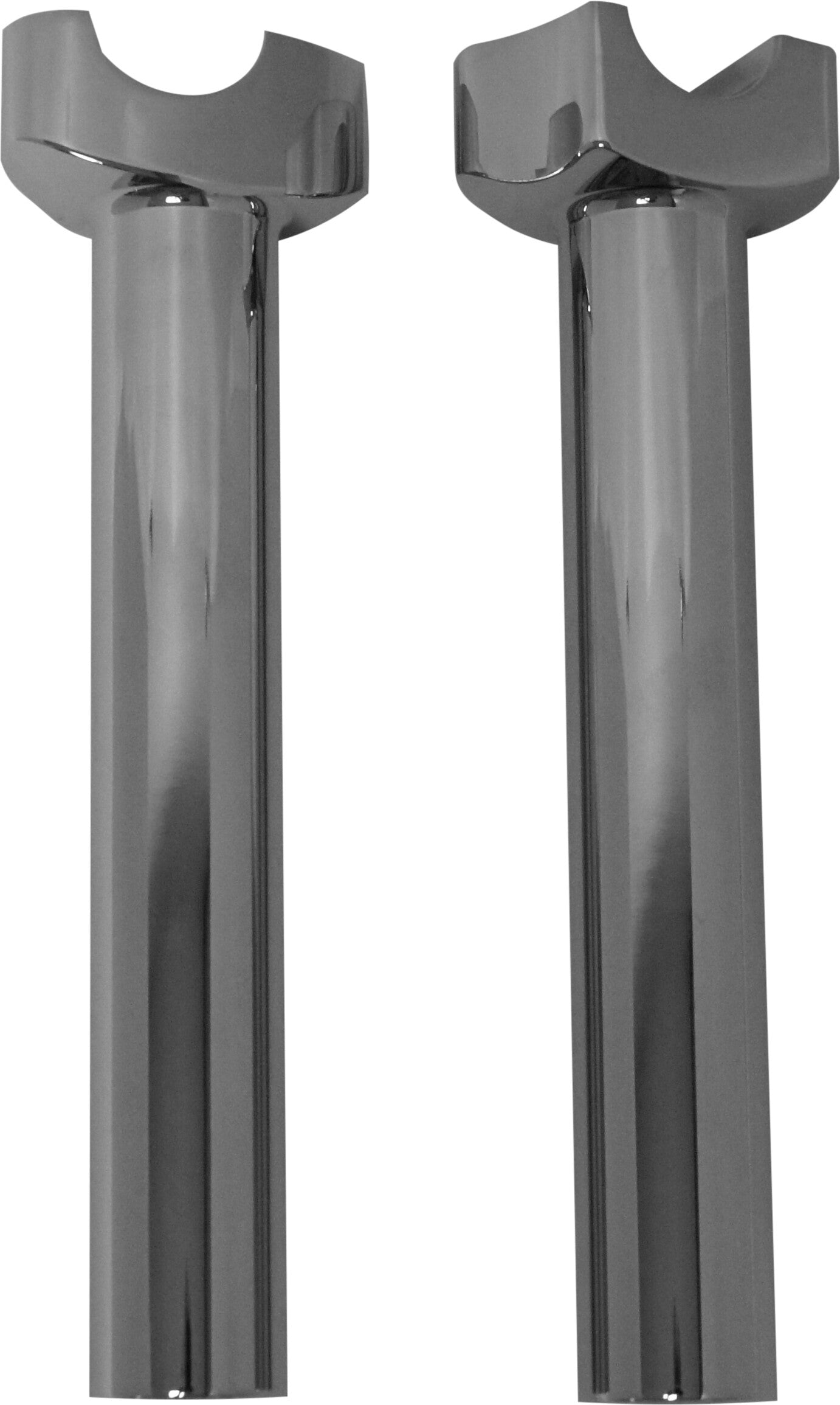 HARLEY HARDDRIVE H-BAR RISERS 8.5" STRAIGHT CHROME  04-563