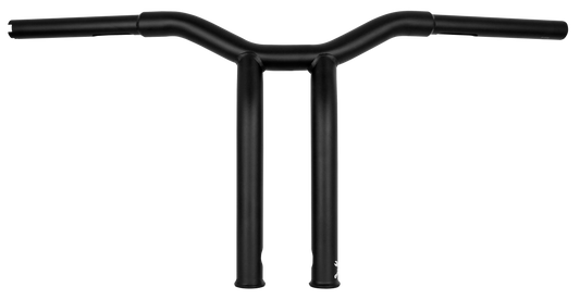 HARLEY BURLY BRAND DOMINATOR RAKED BAR 12" 1.25" MATTE BLACK  B12-6052SB