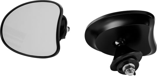 HARLEY HARDDRIVE TAPERED FAIRING MIRRORS BLACK  270333