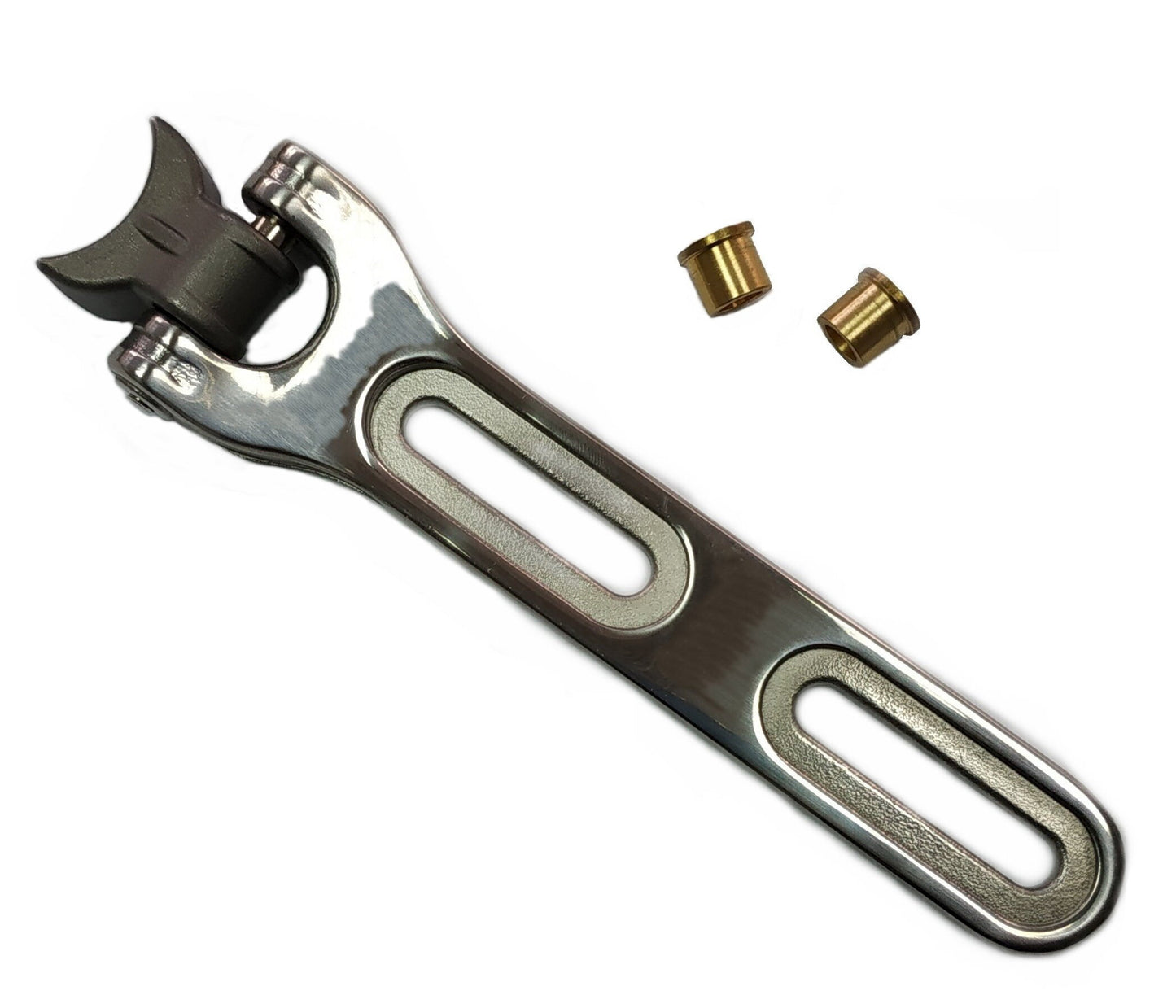 HARLEY HARDDRIVE SOLO SEAT BRACKET S/S POLISHED  531061