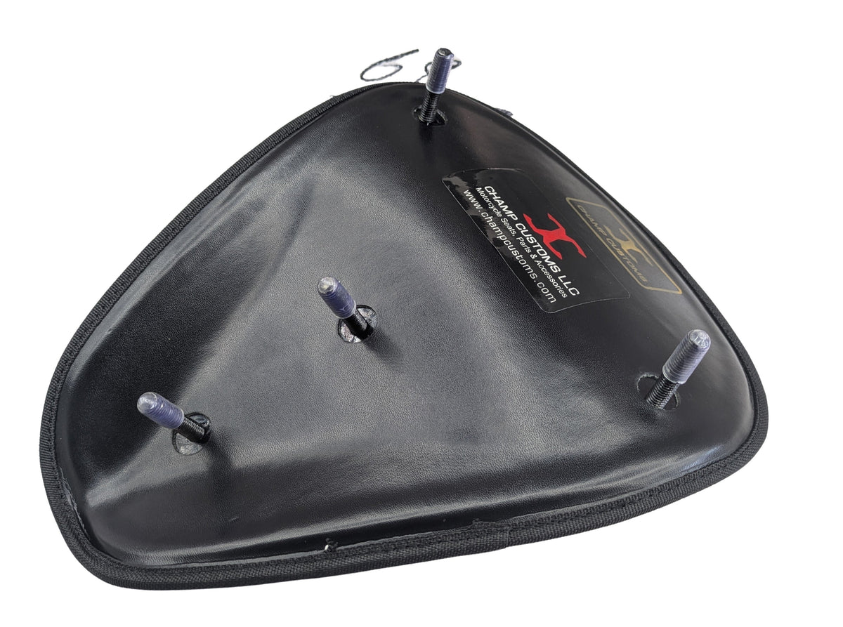 Thin High Back Low Profile Solo Seat for Custom Harley Chopper Bobber Yamaha