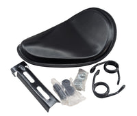 Thin High Back Low Profile Solo Seat for Custom Harley Chopper Bobber Yamaha