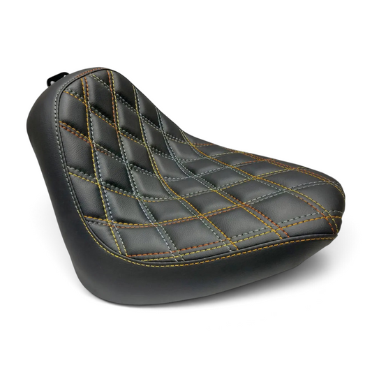 Champ Customs Double Diamond GEL Seat for Yamaha V Star 650 | Premium Comfort & Style